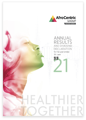 AfroCentric Group - Annual results for the year ended 30 June 2021 and Dividend declaration