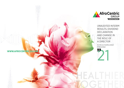 AfroCentric Group - Annual results for the six months ended 31 December